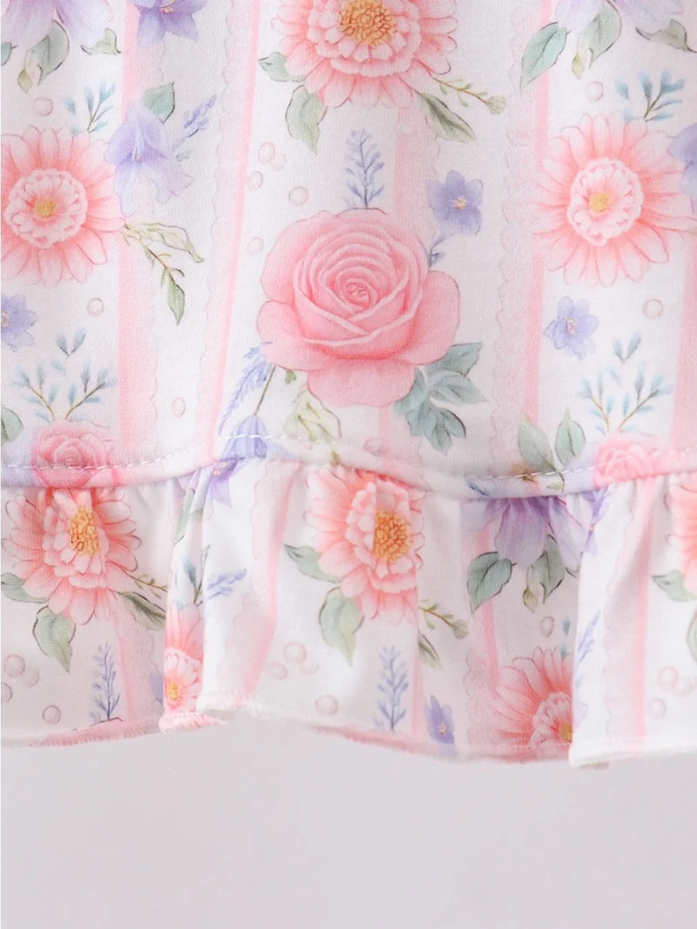 NWT Abby & Evie Girls Floral Sleeveless Top & Purple Bloomers Set